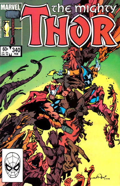 Thor (Marvel, 1966 series) #340 [February 1984]