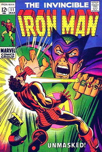 Iron Man (Marvel, 1968 series)  #11 ([March 1969]) — Unmasked!