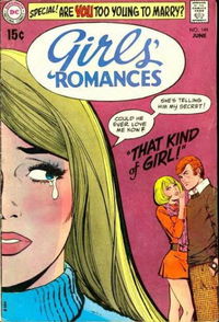 Girls' Romances (DC, 1950 series) #149 June 1970