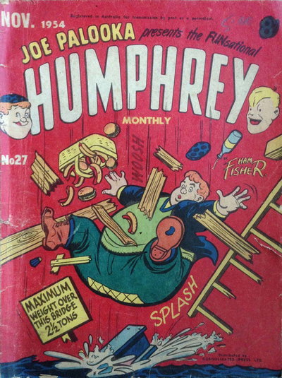 Joe Palooka Presents the Funsational Humphrey Monthly  #27 (November 1954)