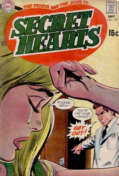 Secret Hearts (DC, 1949 series) #138 (September 1969)