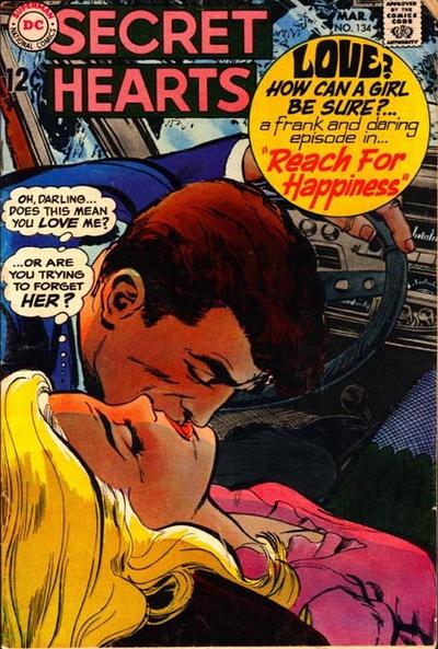 Secret Hearts (DC, 1949 series) #134 (March 1969)