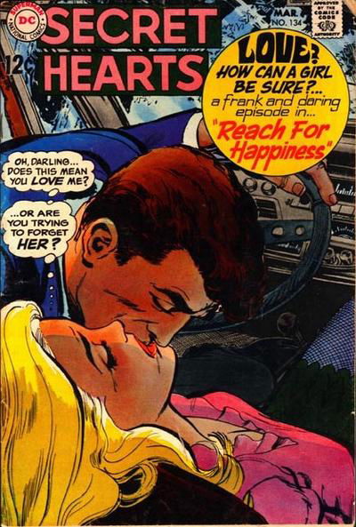 Secret Hearts (DC, 1949 series) #134 (March 1969)