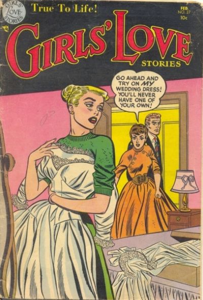 Girls' Love Stories (DC, 1949 series) #27 (January-February 1954)