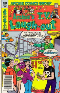 Archie's TV Laugh-Out (Archie, 1969 series)  #82 (August 1981) — "On this ride you will experience excitement... fear..."
