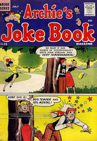 Archie's Joke Book Magazine (Archie, 1953? series) #35 (July 1958)