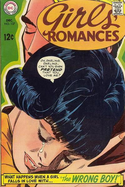 Girls' Romances (DC, 1950 series) #137 December 1968