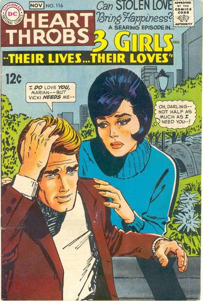 Heart Throbs (DC, 1957 series) #116 (October-November 1968)