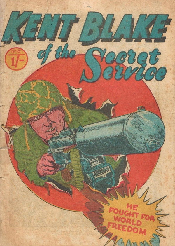 Kent Blake of the Secret Service (Calvert, 1953 series) #16 ([June 1954?])