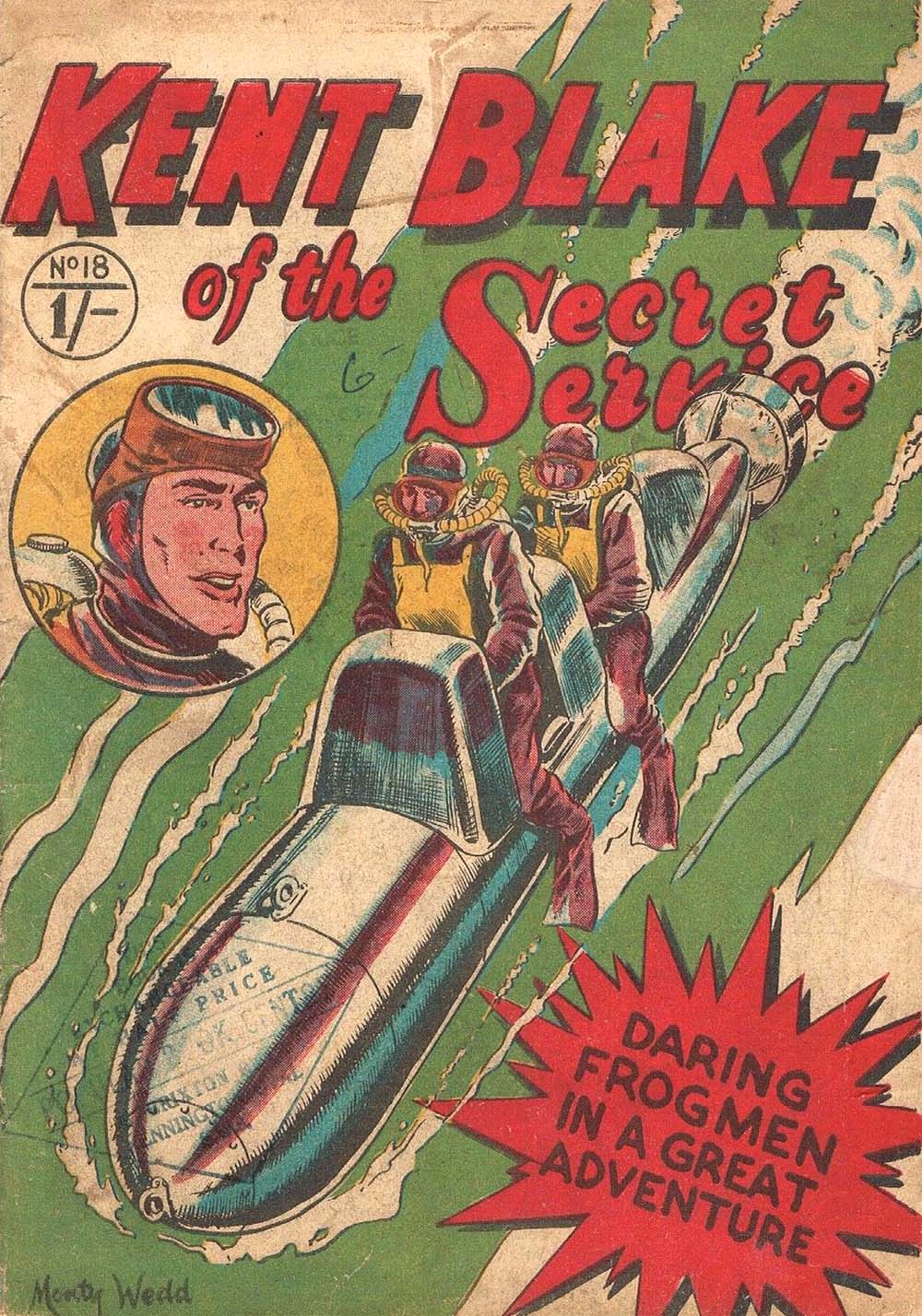 Kent Blake of the Secret Service (Calvert, 1953 series) #18 ([1954?])