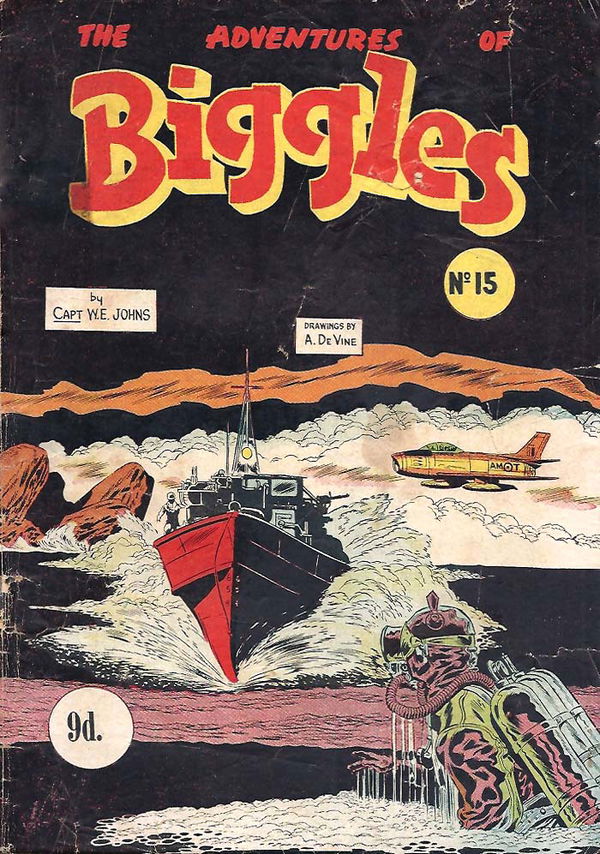 The Adventures of Biggles (Action Comics, 1953 series) #15 ([October 1954?])