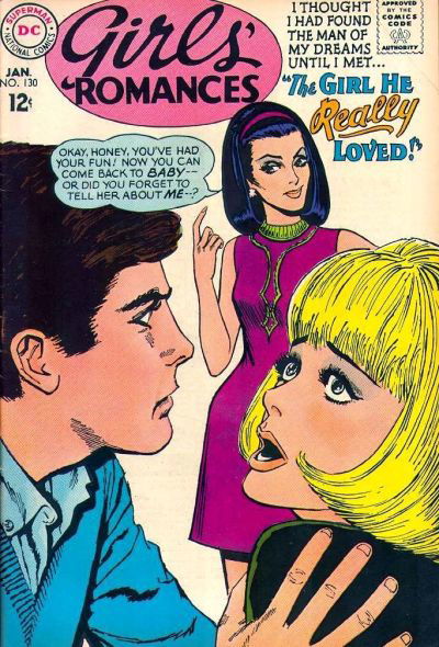 Girls' Romances (DC, 1950 series) #130 January 1968