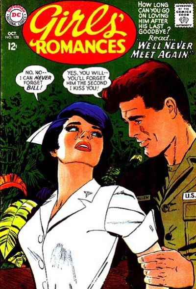 Girls' Romances (DC, 1950 series) #128 October 1967