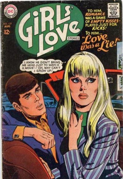 Girls' Love Stories (DC, 1949 series) #129 (August 1967)