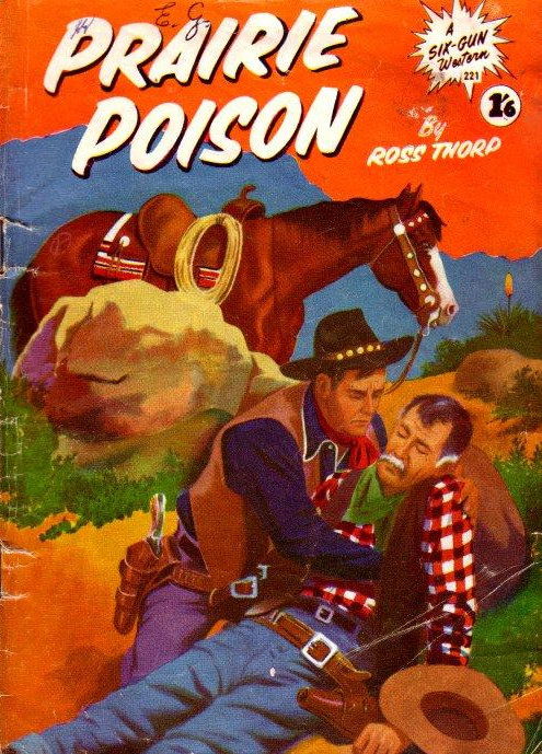 A Six-Gun Western (Calvert, 1952? series) #221 — Prairie Poison ([October 1955?])