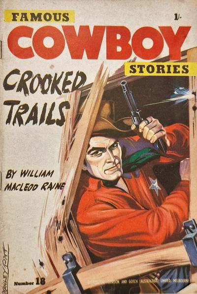 Famous Cowboy Stories (Malian, 1950? series) #18 — Crooked Trails [January 1952?]