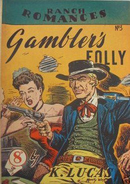 Ranch Romances (Malian, 1950? series) #3 — Gambler's Folly ([August 1950?])