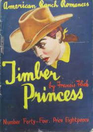 American Ranch Romances (Malian, 1952? series) #44 — Timber Princess [January 1954?]