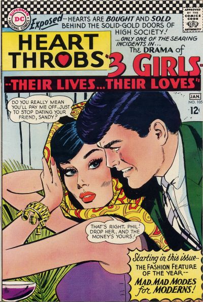 Heart Throbs (DC, 1957 series) #105 (December 1966-January 1967)