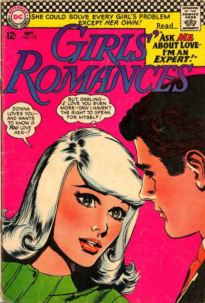 Girls' Romances (DC, 1950 series) #119 September 1966