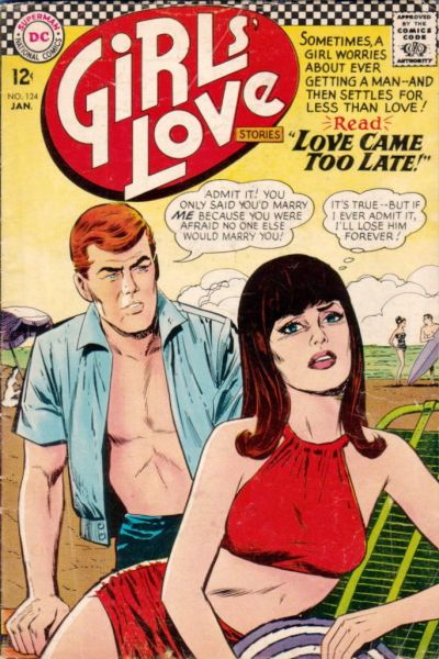Girls' Love Stories (DC, 1949 series) #124 (January 1967)