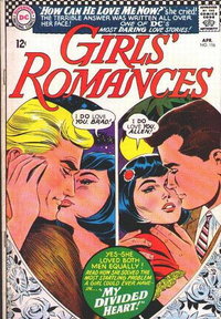 Girls' Romances (DC, 1950 series)  #116 (April 1966) — My Divided Heart!
