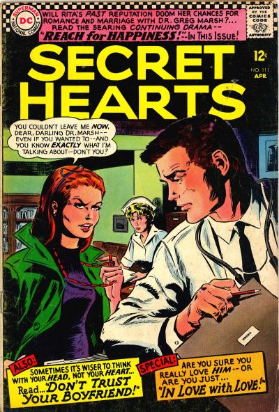 Secret Hearts (DC, 1949 series) #111 (April 1966)