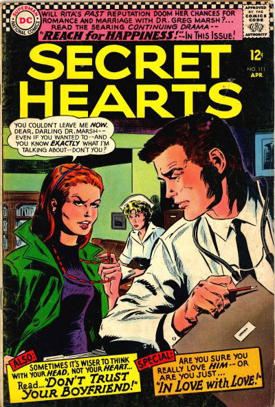 Secret Hearts (DC, 1949 series) #111 (April 1966)