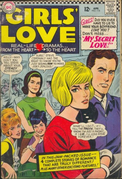 Girls' Love Stories (DC, 1949 series) #118 (April 1966)