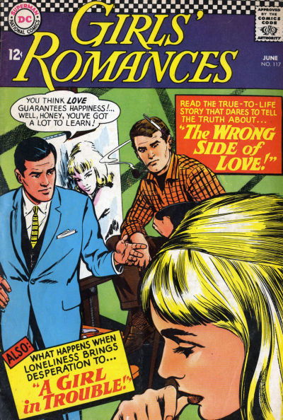 Girls' Romances (DC, 1950 series) #117 June 1966