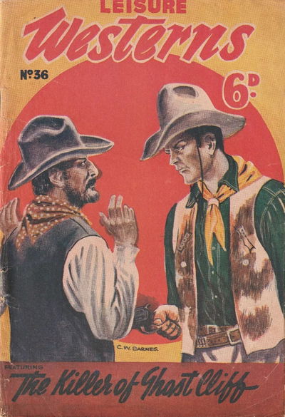 Leisure Westerns (HJ Edwards, 1952? series) #36 — The Killer of Ghost Cliff ([July 1949?])