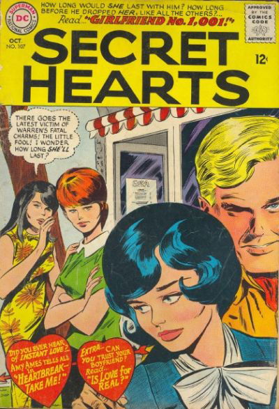 Secret Hearts (DC, 1949 series) #107 (October 1965)