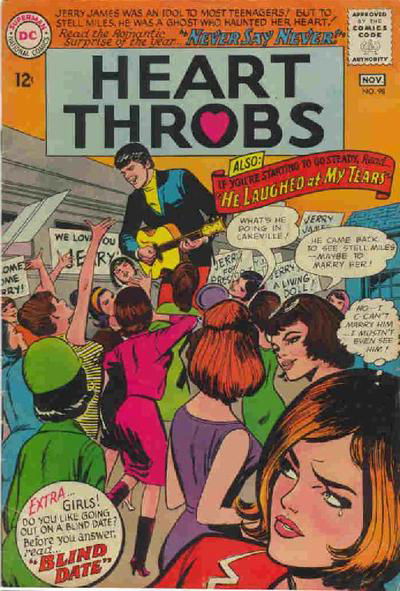 Heart Throbs (DC, 1957 series) #98 October-November 1965