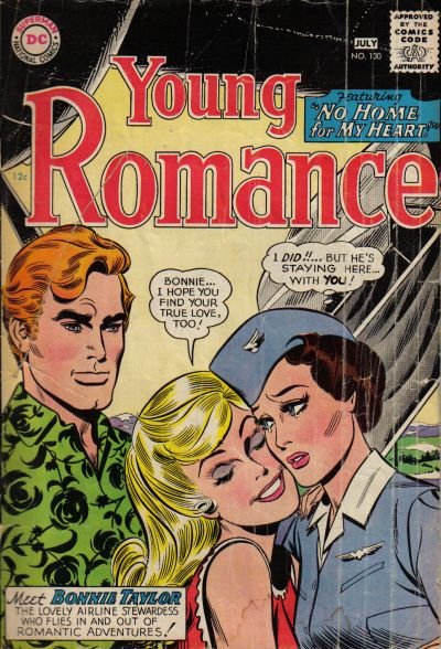 Young Romance (DC, 1963 series) #130 (June-July 1964)