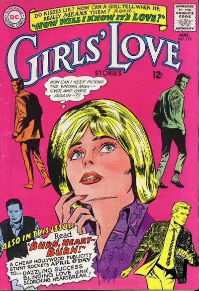 Girls' Love Stories (DC, 1949 series) #113 August 1965