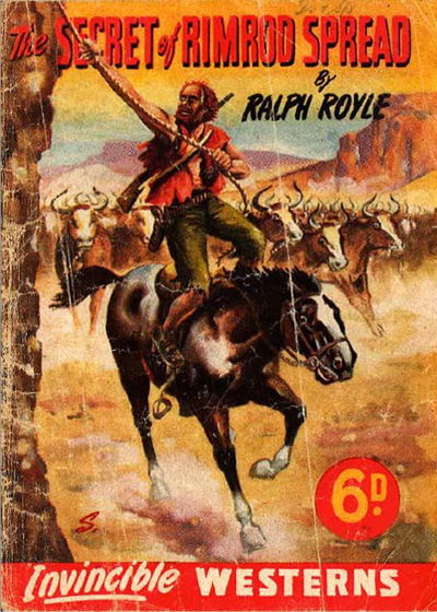 Invincible Westerns (Invincible, 1948 series) #15 — The Secret of Rimrod Spread [January 1949?]