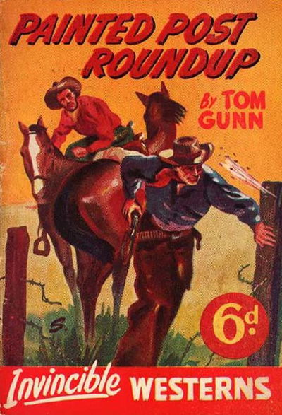 Invincible Westerns (Invincible, 1948 series) #17 — Painted Post Roundup [February 1949?]