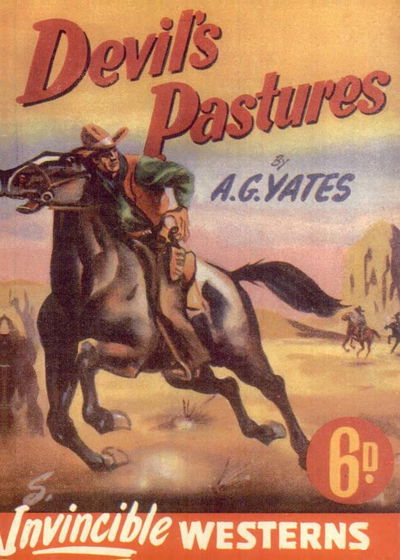 Invincible Westerns (Invincible, 1948 series) #30 — Devil's Pastures [August 1949?]