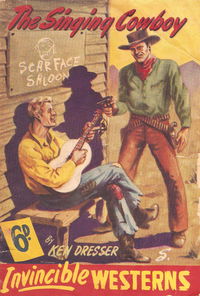 Invincible Westerns (Invincible, 1948 series) #31 — The Singing Cowboy [September 1949?]