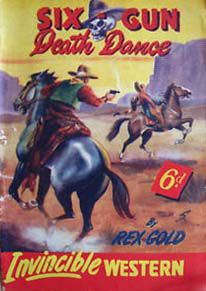 Invincible Westerns (Invincible, 1948 series) #33 — Six-Gun Death Dance ([October 1949?])