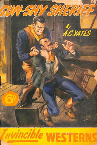 Invincible Westerns (Invincible, 1948 series) #41 — Gun-Shy Sheriff [February 1950?]