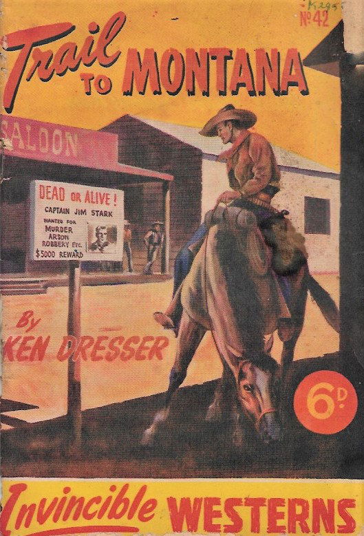 Invincible Westerns (Invincible, 1948 series) #42 — Trail to Montana ([February 1950?])