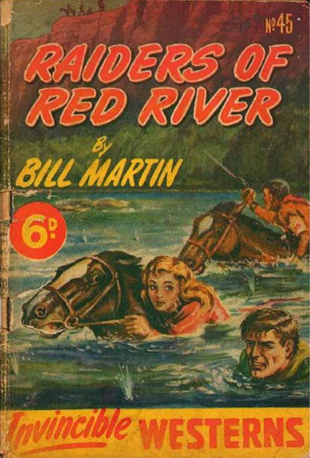 Invincible Westerns (Invincible, 1948 series) #45 — Raiders of Red River ([March 1950?])