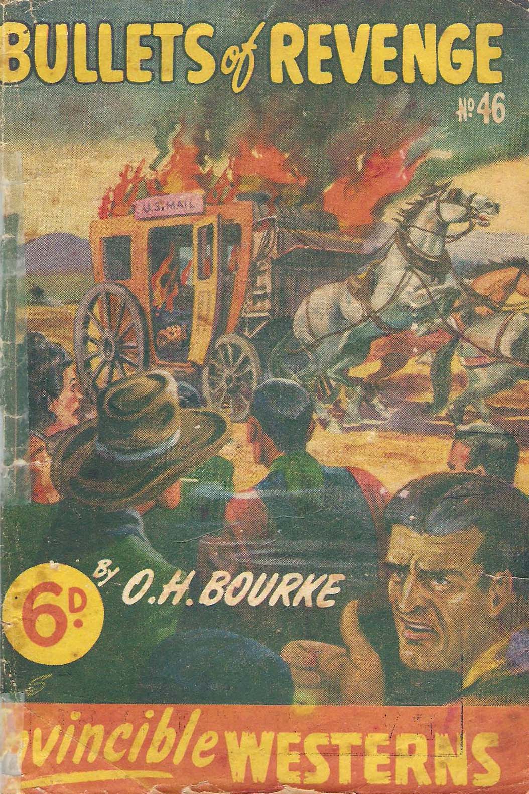 Invincible Westerns (Invincible, 1948 series) #46 — Bullets of Revenge ([March 1950?])