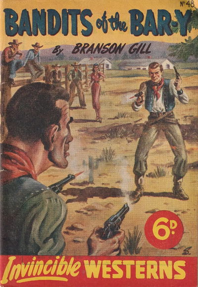 Invincible Westerns (Invincible, 1948 series) #48 — Bandits of Bar Y ([March 1950?])