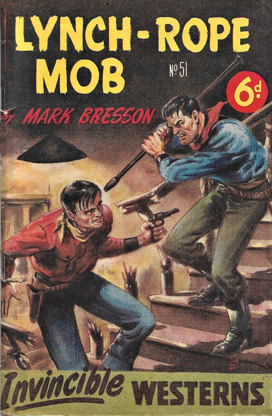 Invincible Westerns (Invincible, 1948 series) #51 — Lynch-Rope Mob ([April 1950?])