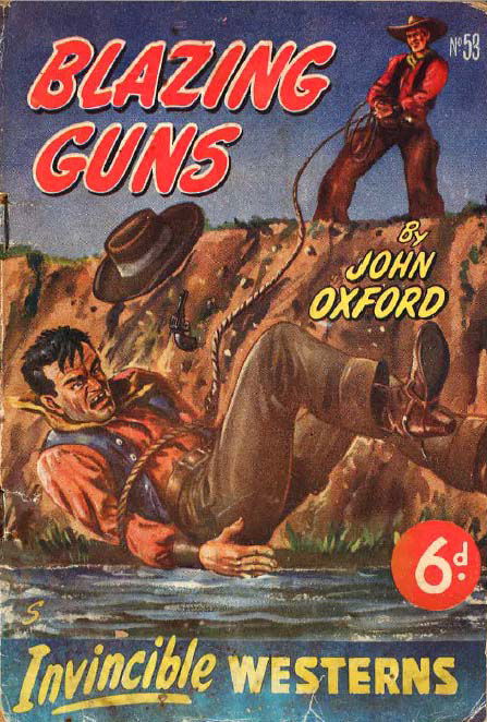 Invincible Westerns (Invincible, 1948 series) #53 — Blazing Guns ([May 1950?])