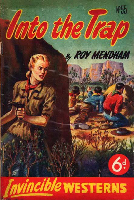 Invincible Westerns (Invincible, 1948 series) #55 — Into the Trap ([May 1950?])