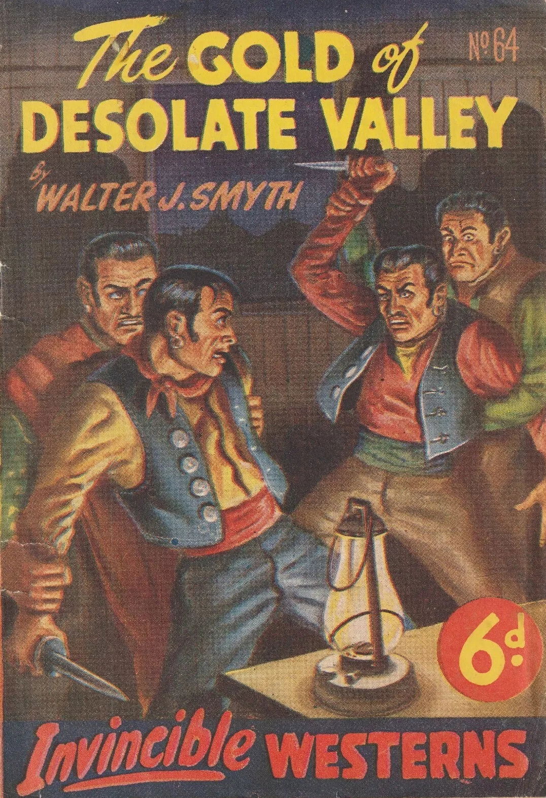 Invincible Westerns (Invincible, 1948 series) #64 — The Gold of Desolate Valley ([July 1950?])