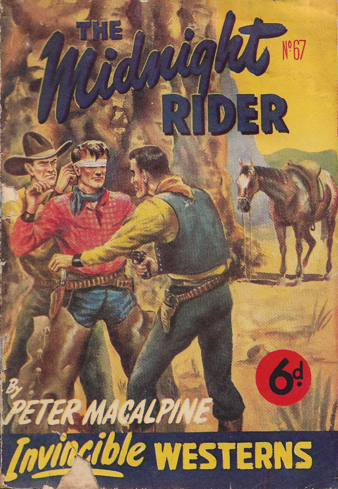 Invincible Westerns (Invincible, 1948 series) #67 — The Midnight Rider ([August 1950?])